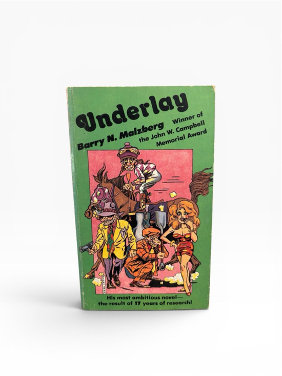Unbranded Other - Underlay by Barry N. Malzberg 1986 1st IPL Edition 1st Print Cover By Nicky Zann